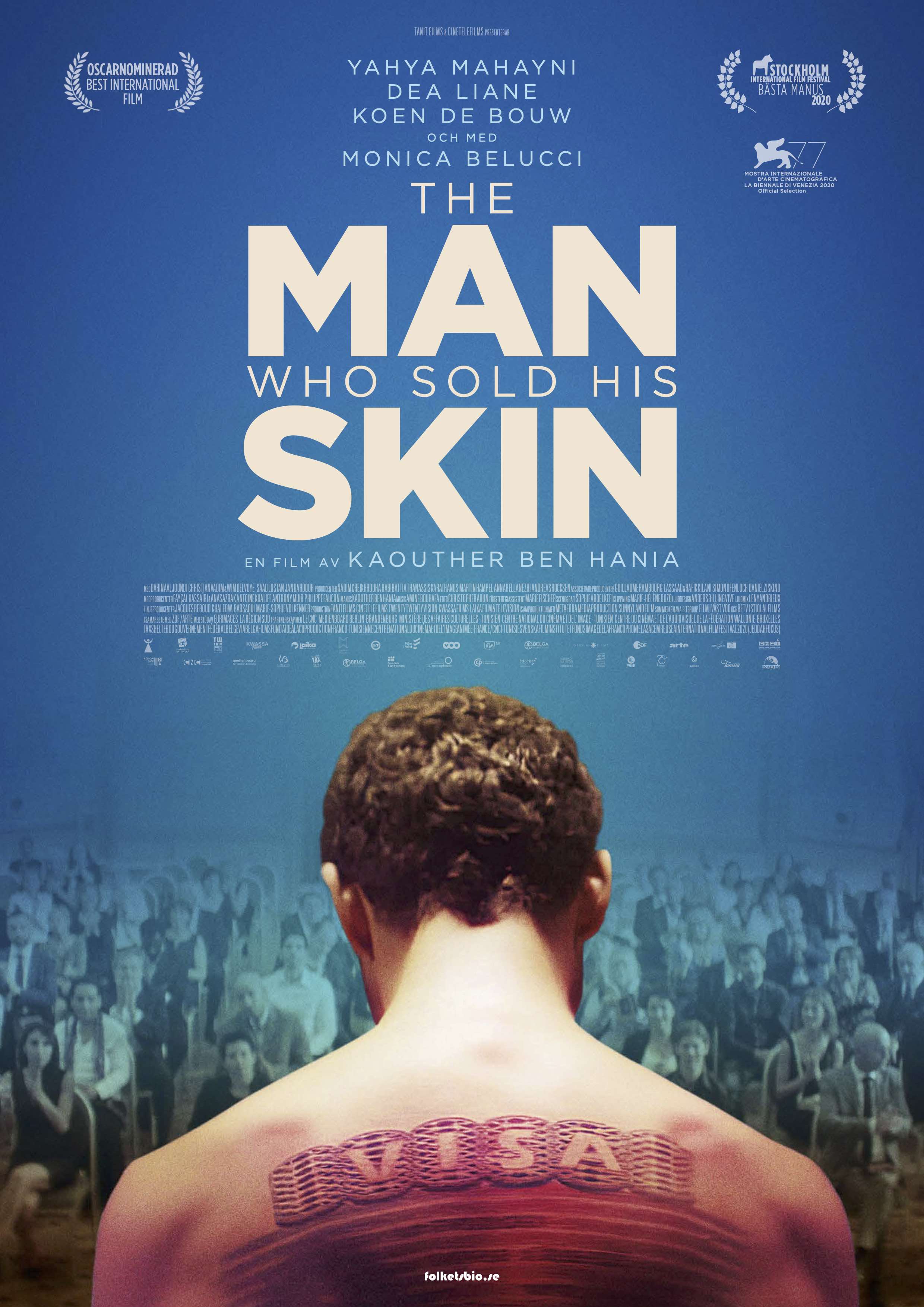 Omslag till filmen: The Man Who Sold His Skin